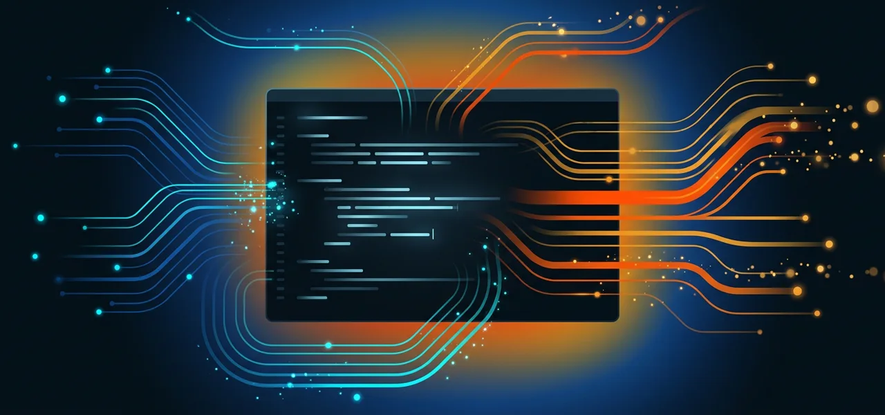 Visualización de flujos de energía en sesiones de programación con agentes de IA, escala de calor